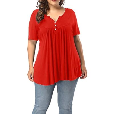 plus size red shirt