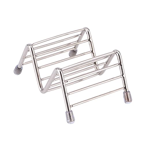 Garneck Stainless Steel Tortilla Roll Rack Mexican Pancake Holder for Party Kitchen 1 Grid