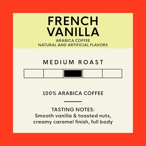 Image of San Francisco Bay K-Cup Coffee Pods, French Vanilla (80 ct), Medium Roast, Commercially Compostable Single-Serve Flavored Coffee Pods