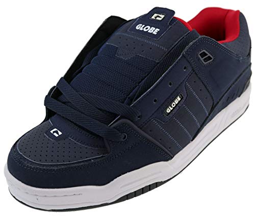 Image of Globe Men's Sabre Skate Shoe, Blue Navy Red, 44.5