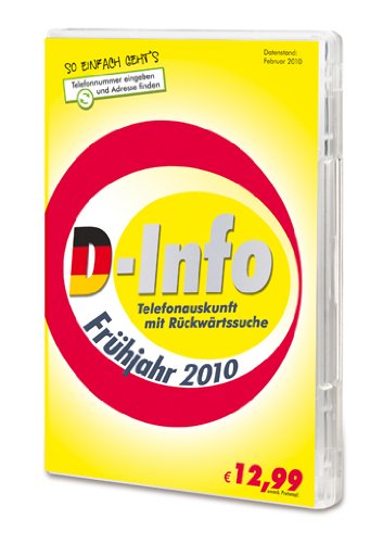 Preisvergleich Produktbild D-Info mit Rückwärtssuche Frühjahr 2010