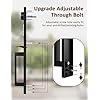 Easy Install Electronic Door Lock Tinewa Keyless Entry Door Lock Deadbolt With Square Handle, Front Door Easy Install Digital Lock - View #13