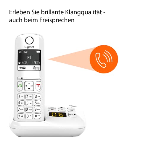 Schnurloses Telefon Gigaset AS690A mit Anrufbeantworter