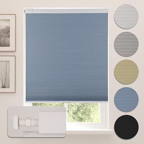 HESTIA No Drill Blackout Shades Cover