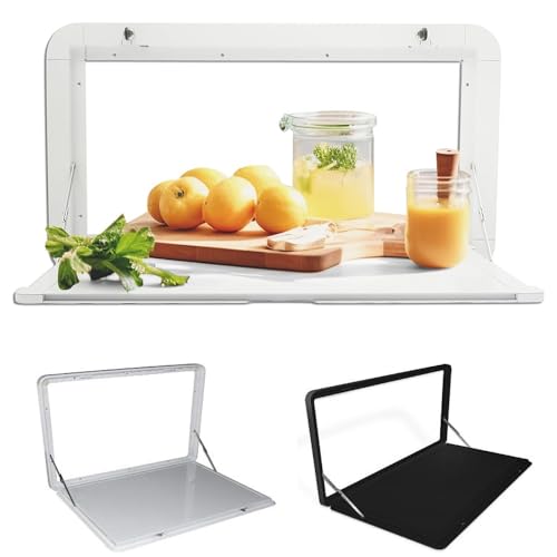 Escritorio compacto abatible de pared y mesa plegable para autocaravanas 2