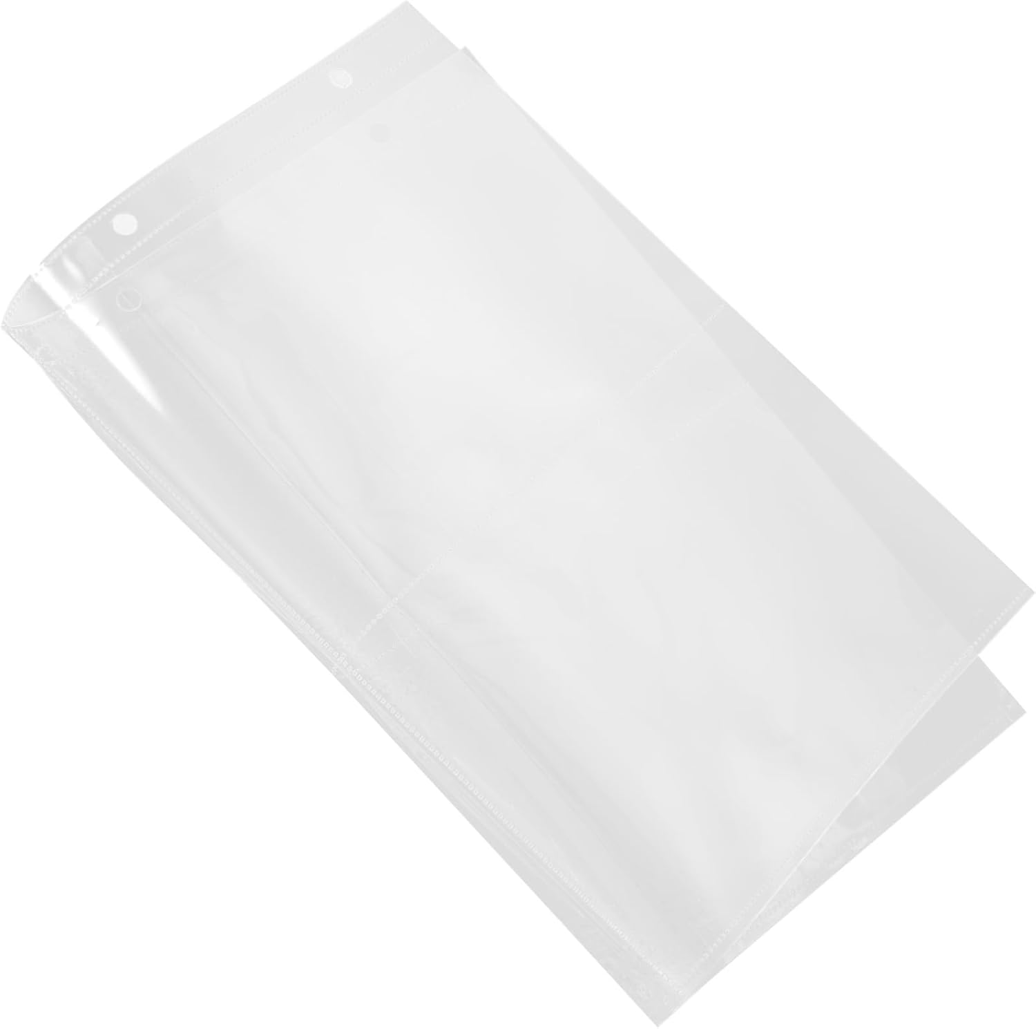 60pcs Loose-Leaf Photo Album Pages Refill for Scrapbooking Protectors for Photos Compatible Standard Binders Storage for Memories