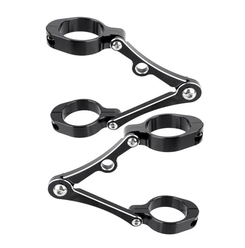 Abrazadera de montaje para barra de luz de moto custom 41mm