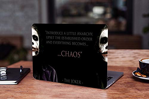 Image of Galaxsia Chaos The Joker Vinyl Laptop Skin /Sticker /Cover /Decal Compatible for Any Laptop (Hp /Dell /Sony /Acer /Lenovo /Asus etc..) Brand Models of Size17 to 17.3 Inches Laptop Or Notebook.