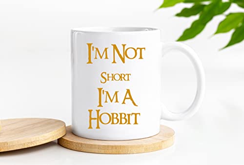 Acen "Hobbit Ceramic Mug, White, 11 oz