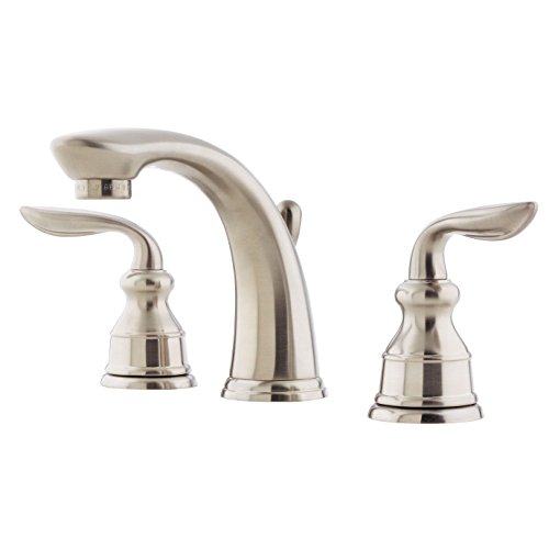 Pfister LF049CB0K Avalon 2-Handle 8 Inch Widespread Bathroom Faucet in Brushed Nickel, Water-Efficient Model