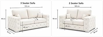 Sofahub Milton 2 Seater Sofa Silver Plush Velvet Couch Button Tufted Design
