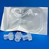 Hynec Radiation-Resistant Polypropylene Female Luer Lock Cap, EO-Sterilized, Individually Packaged, for Industrial & Laboratory Use (20)