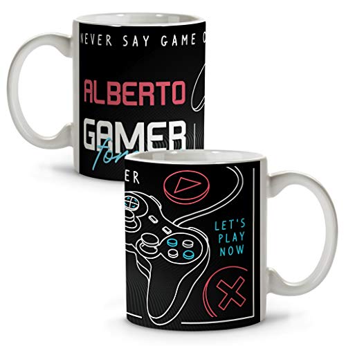 LolaPix Taza Gamer Forever. Tazas personalizadas. Regalo friki.