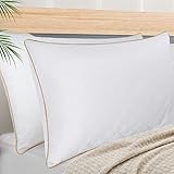 LUTE Bed Pillows Standard Size Set of 2, Luxury Hotel Collection Down Alternative Pillows for Sleeping, Soft & Supportive for Side Back Stomach Sleepers, 20 x 24 inches