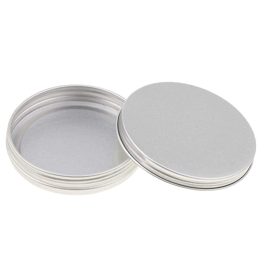 Ubersweet® Imported 20x ty Aluminium Cosmetic Pot Jar Tin Container ew Lid Case