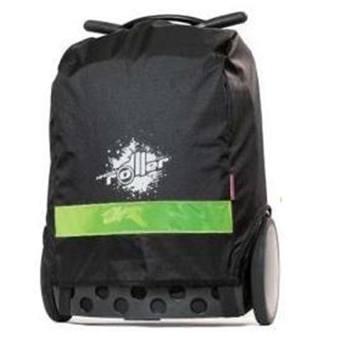 Nikidom - Roller Rain Cover - Chubasquero para Mochila con Ruedas - Material Impermeable - Banda Reflectante - Color Negro - Medidas 46 x 29 x 20 cm - Accesorios para Trolley Escolar Cover
