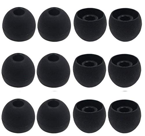 BLLQ 12PCS Large Size Replacement Ear Tips Earbud Eartip Ear...