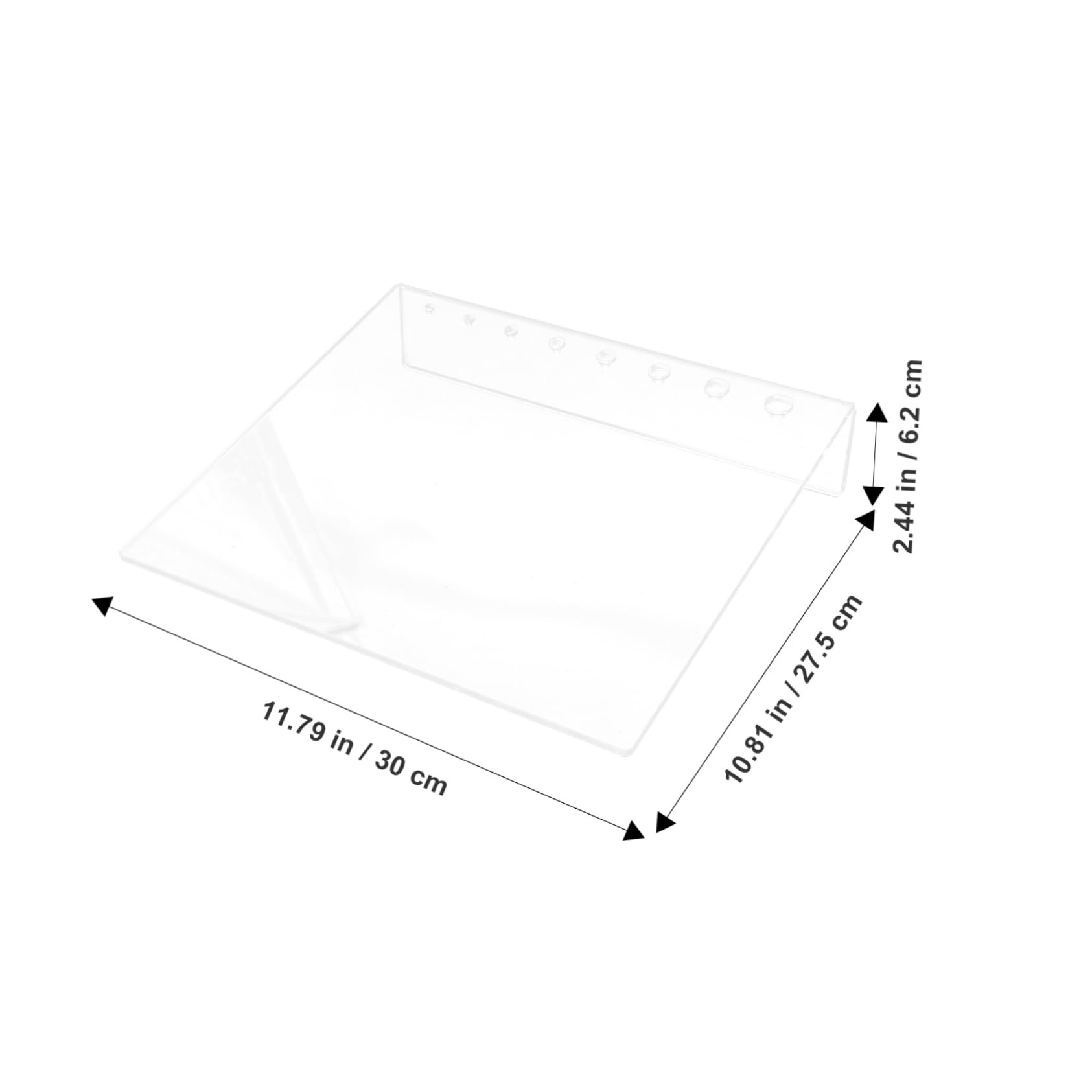 Tablero De Pintura Acrílico Transparente Para Soporte De Dibujo Inclinable Mesa De Arte Multifuncional Para Pintar Leer y Escribir Dimensiones