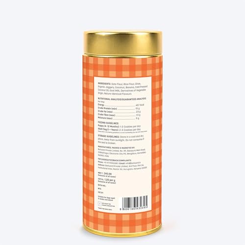 Image of Yummy in My Tummy by HUFT Chai Time Coconut Dog Biscuits - 200 gm | Gluten-Free Vegetarian Crunchy Treats for Puppies & Adult Dogs | Healthy Snack | Suitable for All Breeds Dogs