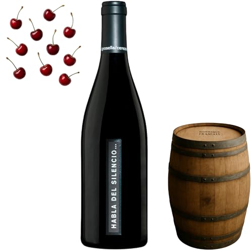 Habla del Silencio - Vino Tinto - Añada 2022, Vino Ideal para los mas Iniciados, Sabor suave y con sabor a Cerezas.