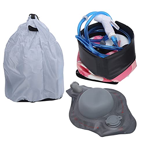 ANKROYU - ANKROYU Camp -Duschbeutel PVC Tragbares Klappern 10 -l wasserdicht Outdoor Travel Wanderdusche mit Düse und Luftpumpe für Camping Beach Adventures (Pink Camo)