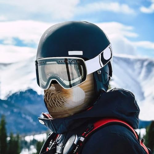 Balaclava para hombre y mujer, máscara para esquiar, cubreboca completo con diseño de pintura al óleo de pato, ideal para ciclismo y motociclismo miniatura 5