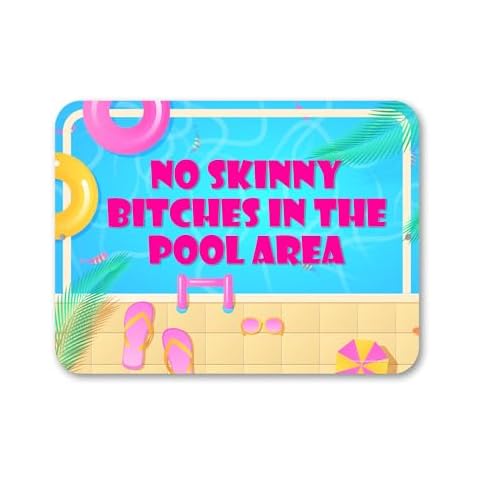 Honey Dew Gifts Funny Pool Sign Cover