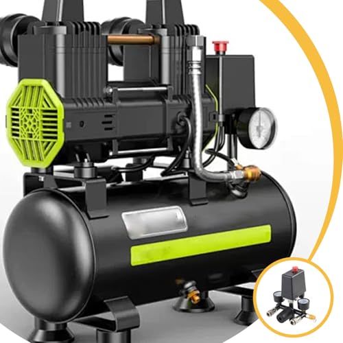 Pressostat pour compresseur d'air argent avec double manomètre précis