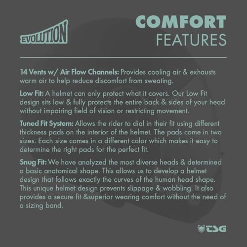 Foto von TSG Unisex Evolution Solid Color Helm, Schwarz (satin black), S/M EU