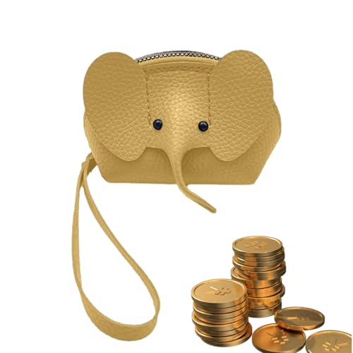 Portafogli a forma di elefante portafogli porta carte di credito portafoglio donna pelle PU motivo animali con