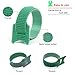 FXHDC-M Organize Your Cables with 60PCS Reusable Fastening Velcro Cable Ties - 6 Inch Cable Management Ties in 6 Colors, Adjustable Cord Ties with Hook and Loop for Home and Office Electronics