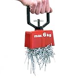 Zugkraft / Haftkraft: 6 kg Hand-Magnet Lasthebemagnet Hebemagnet magnetisches Pick-up-Tool - Zugkraft bis 6 kg - Maße: 120 x 70 x 185 mm