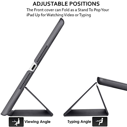 Image of DuraSafe Cases For iPad 7.9 Inch Mini 3 2 1 Generation [iPad Mini 3rd 2nd 1st ] A1599 A1489 A1432 MGNV2HN /A MGYE2HN /A MGNR2HN /A ME277HN /A MD528HN /AiPad Cover with Translucent Frosted Hard Back - Black