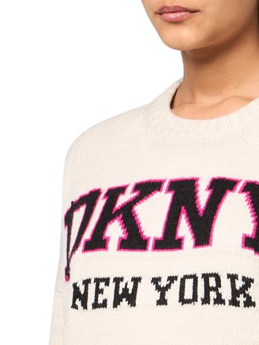 Image of DKNY Women's Logo Longsleeve Warm Comfortable Sweater