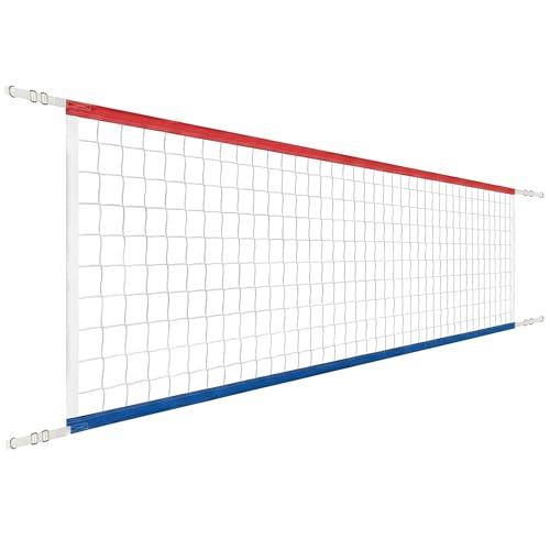 Red de voleibol para piscina ajustable de 15 a 28 pies para divertidas tardes de verano en familia