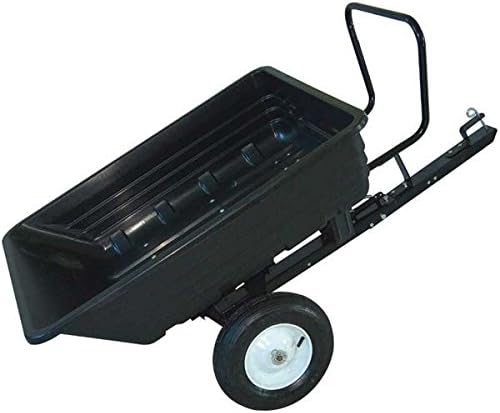Poly Dump Truck Garden Trailer - Push Cart - Tow Cart - Lightweight Garden Trailer from Titan Pro