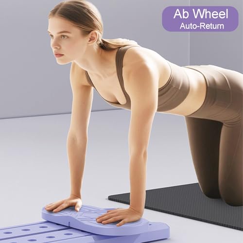 Image of Ski Machine, Adjustable Height Simulated Ski Trainer Machine for Women with Resistance Bands, Foldable Ski Machine Exercise for Home, Glute & Leg Toning
