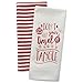 DII Christmas Tea Towels Decorative Kitchen Dish Towel Set, 18x28, Tinsel in a Tangle, 2 Piece