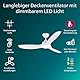 Philips Deckenventilator mit festem Flügel, 3 Flügel, groß (52), 28 W LED-Licht, Gleichstrommotor, Farbtemperaturbereich (3000 K, 4300 K, 6500 K) mit Dimmfunktion, inkl. Fernbedienung