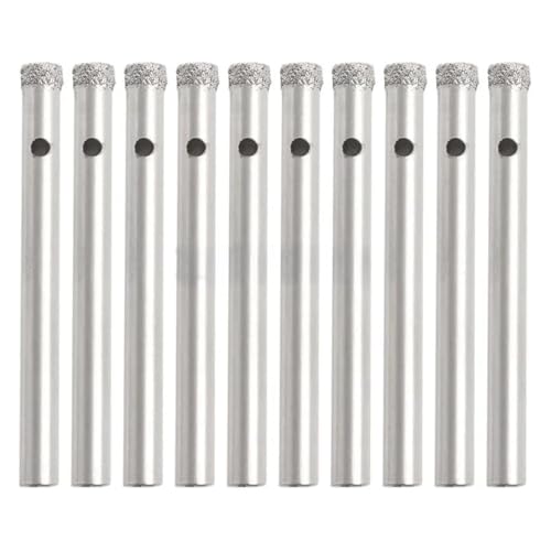 ainih 10 brocas con revestimiento de diamante 5 mm, 6, 8, y 12 for sierras corona, accesorios for trabajar vidrio, azulejos, cerámica mármol
