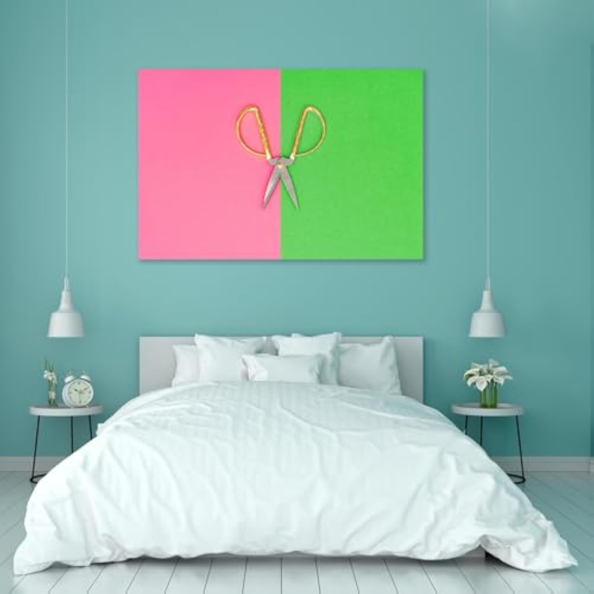 Vintage Scissors D2 Peel & Stick Vinyl Wall Sticker