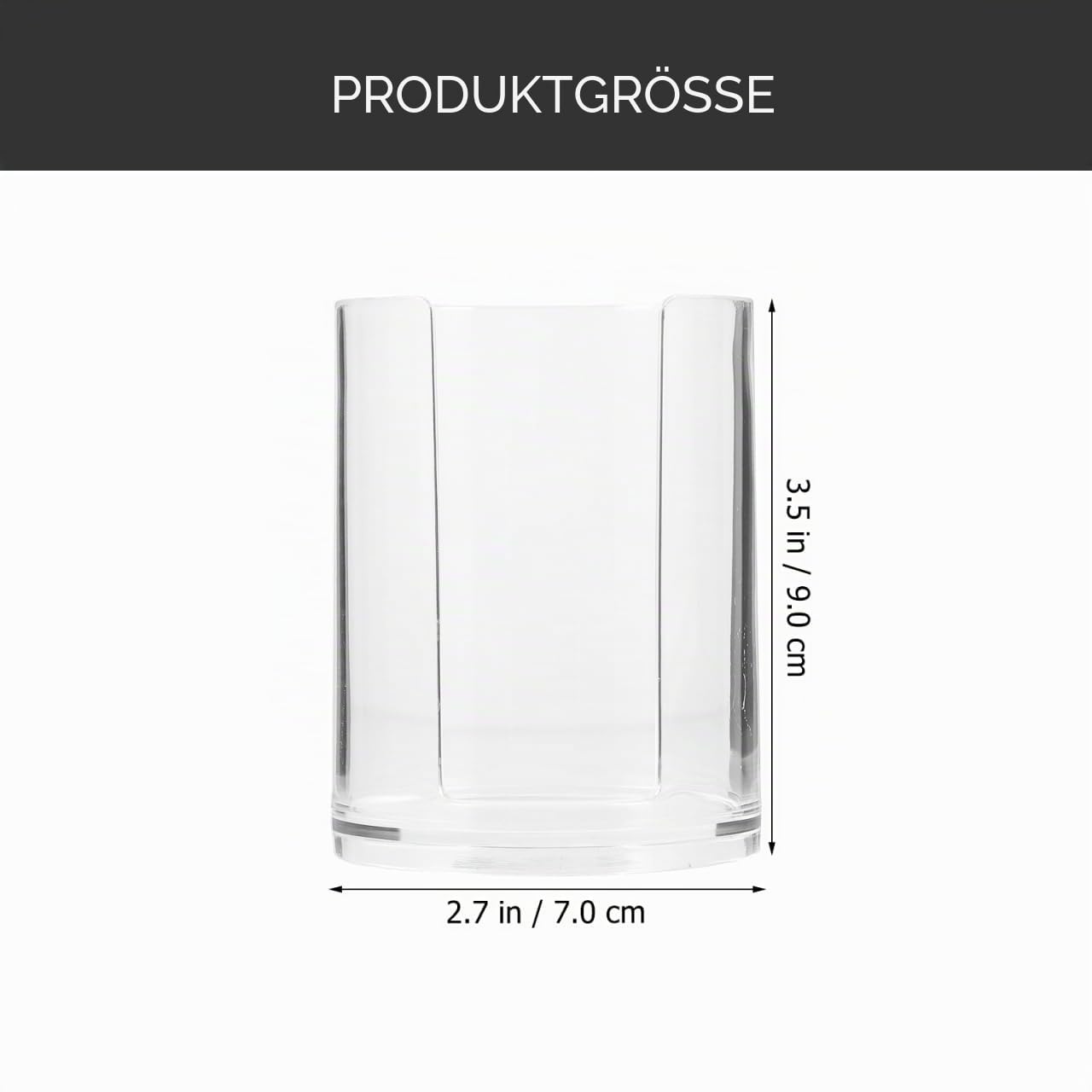 PRETYZOOM Pappbecherhalter 2 Stück Organizer Für Einwegbecher Kompakter Pappbecher-Spender Zur Aufbewahrung in Küche Haushalt Gastronomie 3.54X2.76X2.76In
