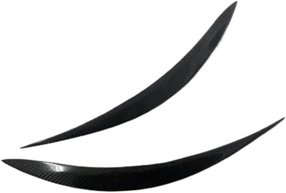 Car Headlight Eyebrows Cover Trim Sticker Fiber Glass Frp Primer Front Lamp Eyelids for Q60 2016-2022