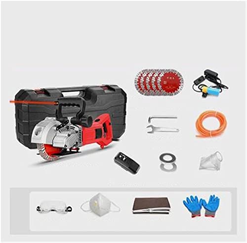 Scanalatrice elettrica a parete 8300W - Taglierina circolare in acciaio per calcestruzzo per taglio di muri di mattoni, marmo e cemento