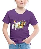 Shirt fällt klein aus. Beachten Sie bitte folgende Größenangaben zu Länge und Brustweite, flach liegend gemessen: 98-104 (2 Jahre) 40.5 x 29.5 cm, 110-116 (4 Jahre) 44.5 x 31.5 cm, 122-128 (6 Jahre) 49.5 x 34 cm, 134-140 (8 Jahre) 56.5 x 38 cm