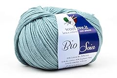 Bio Soia, herrliches Garn aus Bio-Baumwolle und Soja. Sehr weiche pflanzliche Naturfasern bei Hautkontakt, Kaschmireffekt, sehr leicht zu verarbeiten und langlebig