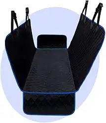 Capa Pet Impermeável para Carro – 4 em 1 com Proteção Total, Antiderrapante e Acolchoada | Para Cães e Gatos (Azul)