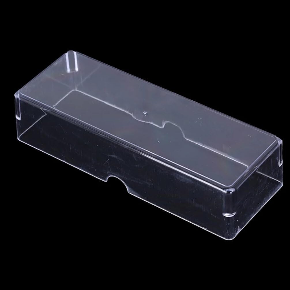 TEHAUX Clear Acrylic Poker Chip Racks, Transparent Storage Box, Game Table Accessory, Transparent Game Chip Poker Chip Tray,