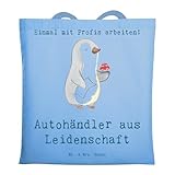 Mr. & Mrs. Panda Schultasche Autohändler Leidenschaft - Geschenk, Gebrauchtwagenhändler, Autohandel, Büchertasche, Tote Bag, Stoffbeutel, Jutebeutel, Einkaufstasche, Tasche, Spruch
