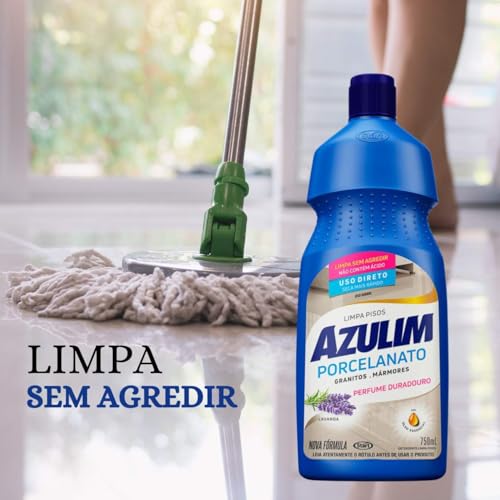 Limpa Porcelanatos Lavanda, Kit com 2 Unidades de 750ml